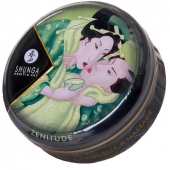 Массажная свеча Exotic Green Tea с ароматом зелёного чая - 30 мл. - Shunga - купить с доставкой в Сыктывкаре