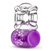 Фиолетовое эрекционное виброкольцо Pleaser Rechargeable C-Ring - Blush Novelties - в Сыктывкаре купить с доставкой
