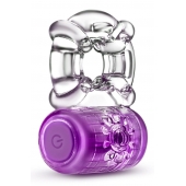 Фиолетовое эрекционное виброкольцо One Night Stand Vibrating C-Ring - Blush Novelties - в Сыктывкаре купить с доставкой