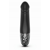 Черный вибратор с электростимуляцией Real Deal Neal - 16,5 см. - MyStim - купить с доставкой в Сыктывкаре