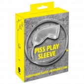 Прозрачная насадка на пенис Piss Play Sleeve для игр с мочеиспусканием - Orion - купить с доставкой в Сыктывкаре
