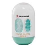 Бирюзовый мастурбатор-яйцо Twist Angel - Baile - в Сыктывкаре купить с доставкой