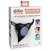 Черные трусики для страпона Body Dock SE на регулируемых ремнях - Pipedream - купить с доставкой в Сыктывкаре