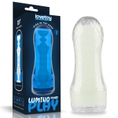 Светящийся в темноте мастурбатор Lumino Play Masturbator Pocketed - Lovetoy - в Сыктывкаре купить с доставкой
