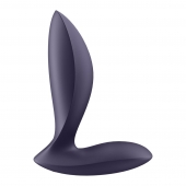 Фиолетовый анальный вибростимулятор Power Plug - Satisfyer - в Сыктывкаре купить с доставкой