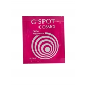 Стимулирующий интимный крем для женщин Cosmo G-spot - 2 гр. - Биоритм - купить с доставкой в Сыктывкаре