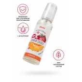 Съедобная гель-смазка Yovee «Двойной соблазн» с Д-пантенолом и вкусом клубники и дыни - 100 мл. - ToyFa - купить с доставкой в Сыктывкаре