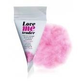 Съедобное согревающее массажное масло Love Me Tender Cotton Candy с ароматом сладкой ваты - 10 мл. - Love to Love - купить с доставкой в Сыктывкаре