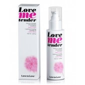 Съедобное согревающее массажное масло Love Me Tender Cotton Candy с ароматом сладкой ваты - 100 мл. - Love to Love - купить с доставкой в Сыктывкаре