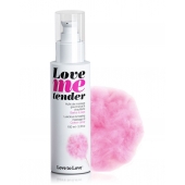 Съедобное согревающее массажное масло Love Me Tender Cotton Candy с ароматом сладкой ваты - 100 мл. - Love to Love - купить с доставкой в Сыктывкаре