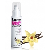 Съедобное согревающее массажное масло Love Me Tender Vanilla с ароматом ванили - 100 мл. - Love to Love - купить с доставкой в Сыктывкаре