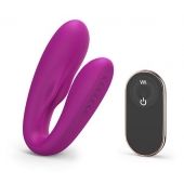Лиловый вибратор для пар Match Up Couple Vibrator with Remote Control - Love to Love купить в Сыктывкаре с доставкой в Orgasmix.ru Лиловый вибратор для пар Match Up Couple Vibrator with Remote Control - Love to Love
