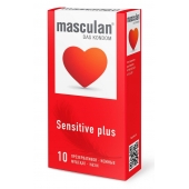 Презервативы Masculan Sensitive plus - 10 шт. - Masculan - купить с доставкой в Сыктывкаре