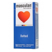 Презервативы с пупырышками Masculan Dotted - 10 шт. - Masculan - купить с доставкой в Сыктывкаре