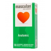 Презервативы анатомической формы Masculan Anatomic - 10 шт. - Masculan - купить с доставкой в Сыктывкаре
