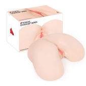 Мастурбатор-полуторс с двойным слоем материала Maria Onahole Real Vagina - KOKOS - в Сыктывкаре купить с доставкой