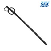 Черный стимулятор уретры Sex Expert - Sex Expert - купить с доставкой в Сыктывкаре
