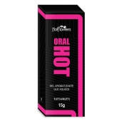 Гель для оральных ласк Oral Hot с согревающим эффектом - 15 гр. - HotFlowers - купить с доставкой в Сыктывкаре