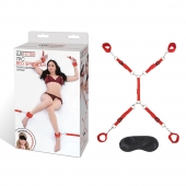 Красная фиксация на матрас Classic Bedspreader - Lux Fetish - купить с доставкой в Сыктывкаре