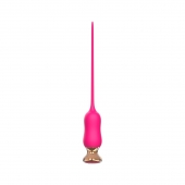 Розовый тонкий стимулятор Nipple Vibrator - 23 см. - I-MOON - купить с доставкой в Сыктывкаре