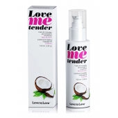 Съедобное согревающее массажное масло Love Me Tender Cocos с ароматом кокоса - 100 мл. - Love to Love - купить с доставкой в Сыктывкаре