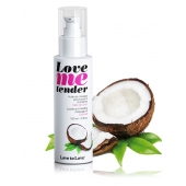 Съедобное согревающее массажное масло Love Me Tender Cocos с ароматом кокоса - 100 мл. - Love to Love - купить с доставкой в Сыктывкаре