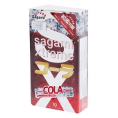 Ароматизированные презервативы Sagami Xtreme COLA - 10 шт. - Sagami - купить с доставкой в Сыктывкаре