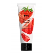 Лубрикант на водной основе OYO Aroma Gel Strawberry с ароматом клубники - 75 мл. - OYO - купить с доставкой в Сыктывкаре