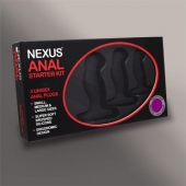 Набор из 3 массажеров простаты чёрного цвета NEXUS ANAL STARTER KIT - Nexus Range - в Сыктывкаре купить с доставкой