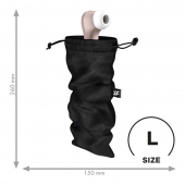 Черный мешочек для хранения игрушек Treasure Bag L - Satisfyer - купить с доставкой в Сыктывкаре