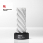 Белый 3D мастурбатор SPIRAL - Tenga - в Сыктывкаре купить с доставкой