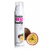 Массажная хрустящая пенка Tickle my body с ароматом маракуйи - 150 мл. - Love to Love - купить с доставкой в Сыктывкаре