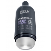 Мастурбатор в бутылке Shower Therapy Deep Cream - Pipedream - в Сыктывкаре купить с доставкой