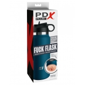 Мастурбатор-вагина в синей колбе F*ck Flask - Pipedream - в Сыктывкаре купить с доставкой