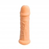 Телесный фаллоудлинитель Extra Size Bubbles - 15,5 см. - Lola Games - в Сыктывкаре купить с доставкой