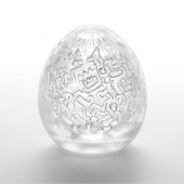 Мастурбатор-яйцо Keith Haring EGG PARTY - Tenga - в Сыктывкаре купить с доставкой