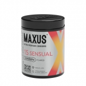 Анатомические презервативы MAXUS Sensual - 15 шт. - Maxus - купить с доставкой в Сыктывкаре