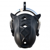 Черный замок верности Extreme Silicone Cock Blocker - Pipedream - купить с доставкой в Сыктывкаре