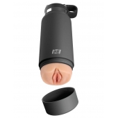 Серый мастурбатор в виде бутылки F*ck Flask - Pipedream - в Сыктывкаре купить с доставкой Серый мастурбатор в виде бутылки F*ck Flask - Pipedream - в Сыктывкаре купить с доставкой