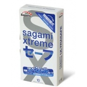 Презервативы Sagami Xtreme Ultrasafe с двойным количеством смазки - 10 шт. - Sagami - купить с доставкой в Сыктывкаре