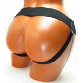 Трусики для страпона коричневого цвета - БДСМ Арсенал - купить с доставкой в Сыктывкаре