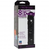 Насадка-фаллоимитатор Vac-U-Lock CodeBlack 8 Inch Classic Dong - 19,3 см. - Doc Johnson - купить с доставкой в Сыктывкаре
