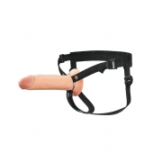 Полый страпон на ремнях 8’’ Hollow Silicone Strap-on - Pipedream - купить с доставкой в Сыктывкаре