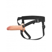 Полый страпон на ремнях 6’’ Hollow Silicone Strap-on - Pipedream - купить с доставкой в Сыктывкаре