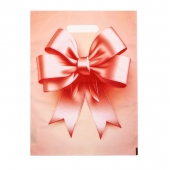 Пакет с принтом в виде банта с вырубной ручкой (30х40 см) - Сима-Ленд - купить с доставкой в Сыктывкаре