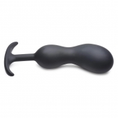 Черный массажер простаты с утяжелителями Premium Silicone Weighted Prostate Plug XL - 20,8 см. - XR Brands - в Сыктывкаре купить с доставкой