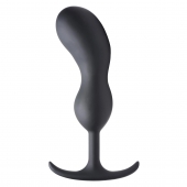 Черный массажер простаты с утяжелителями Premium Silicone Weighted Prostate Plug XL - 20,8 см. - XR Brands - в Сыктывкаре купить с доставкой