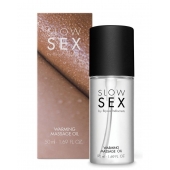 Съедобное cогревающее массажное масло Slow Sex - 50 мл. - Bijoux Indiscrets - купить с доставкой в Сыктывкаре
