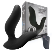 Черный вибромассажер простаты 3,5’’ Remote Control Curve P-spot Massager - 12 см. - Erokay - в Сыктывкаре купить с доставкой