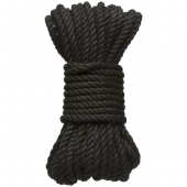 Черная верёвка для связывания и фиксации Bind Tie - 9,14 м. - Doc Johnson - купить с доставкой в Сыктывкаре